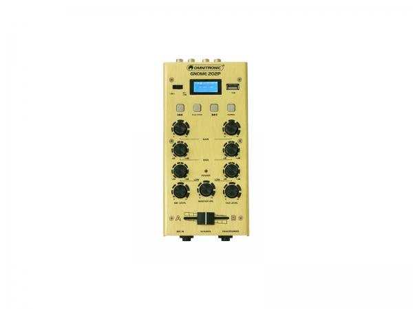 Preview: OMNITRONIC GNOME-202P Mini-Mixer gold