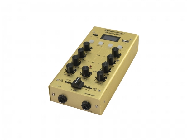 Preview: OMNITRONIC GNOME-202P Mini-Mixer gold