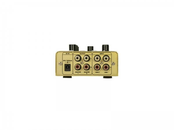 Preview: OMNITRONIC GNOME-202P Mini-Mixer gold