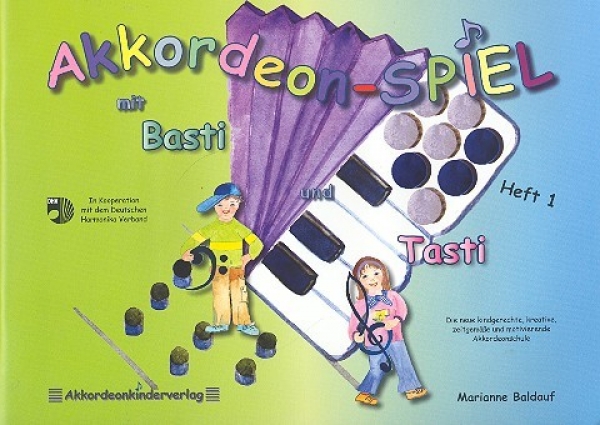 Preview: Akkordeonspiel mit Tasti und Basti Band 1