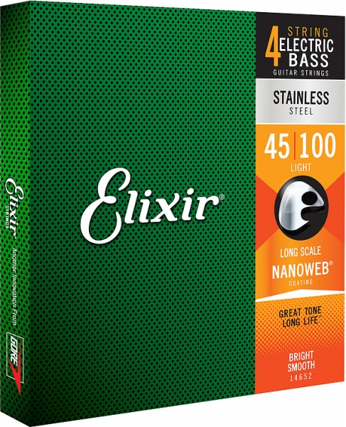 Preview: ELIXIR 14652 Light 4-String Nano