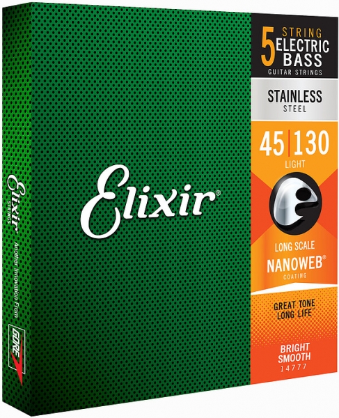 Preview: ELIXIR 14777 Medium 5-String Nano