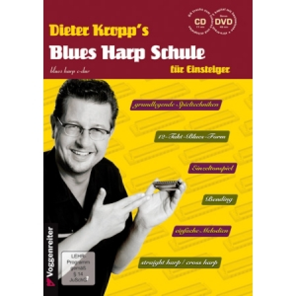 Preview: Dieter Kropp´s Blues Harp Schule
