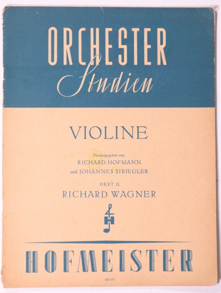 Preview: Orchesterstudien, Violine Heft 11 Richard Wagner