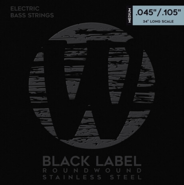 Preview: WARWICK Black Label Medium 4-String 45-105