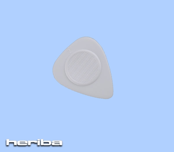 Preview: HERIBA 231 G/W Plekrta weich, grau, herzförmig