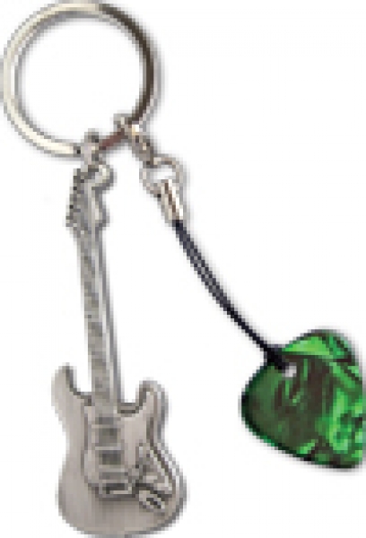 Preview: Grover Allman Metal Keyring Stratocaster