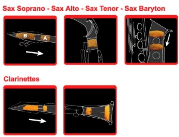 Preview: SAXMUTE Dämpfer Alt-Saxophone