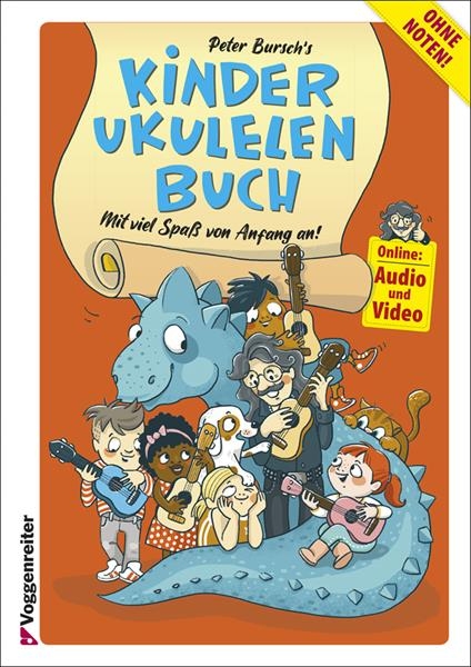 Preview: Peter Bursch's Kinder Ukulelenbuch ohne Noten