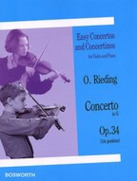 Preview: OSCAR RIEDING Konzert G-Dur Opus34 f. Violine & Klavier