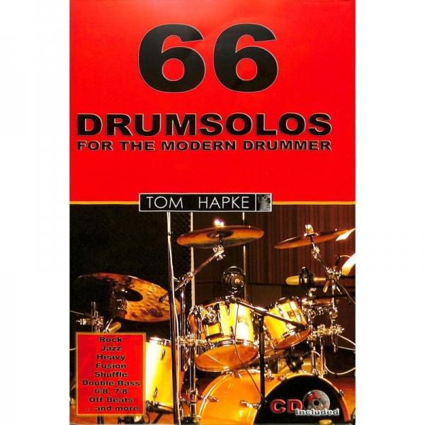 Preview: 66 Drumsolos - Tom Hapke +CD