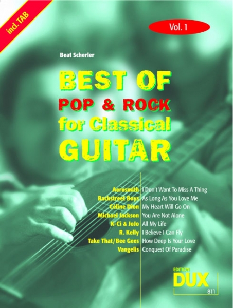 Preview: BEST OF POP&ROCK for Classical Guitar 1