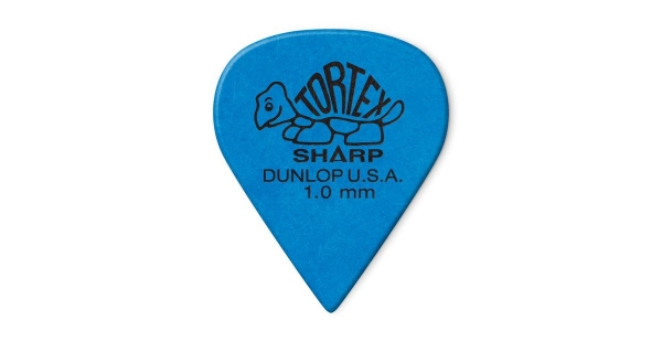 Preview: DUNLOP 4121 TORTEX Sharp Pick blue, 1.00 mm