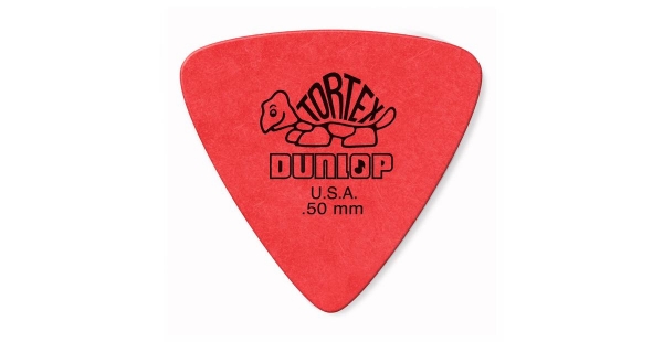 Preview: DUNLOP 4310 TORTEX Triangle Pick red, 0.50 mm