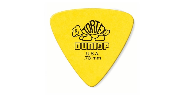 Preview: DUNLOP 4310 TORTEX Triangle Pick yellow, 0.73 mm