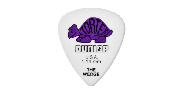 Preview: DUNLOP 4240 TORTEX WEDGE Pick purple 1.14mm