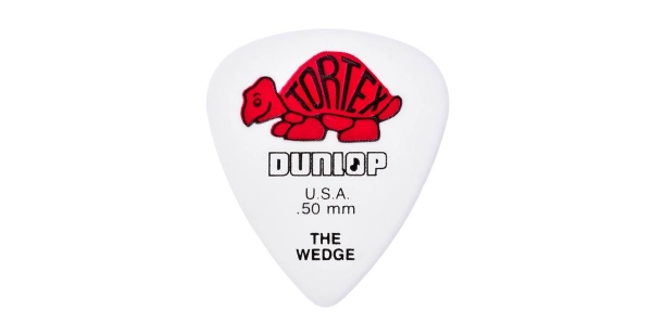 Preview: DUNLOP 4240 TORTEX WEDGE Pick red 0.50mm