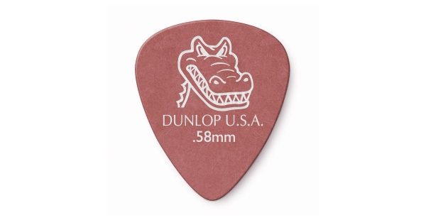 Preview: DUNLOP 4170 Gator Grip red, 0.58 mm