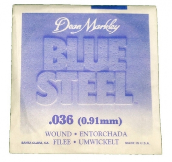 Preview: Dean Markley Blue Steel .036 Einzelsaite roundwound