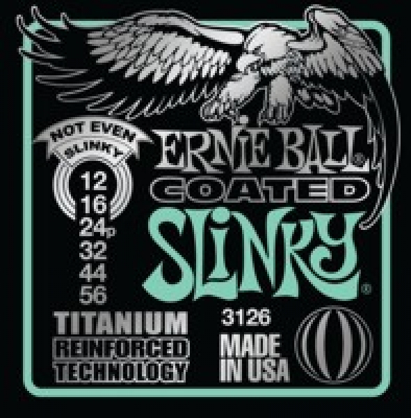 Preview: ERNIE BALL 3126 Not Even Coated Slinky Titanium