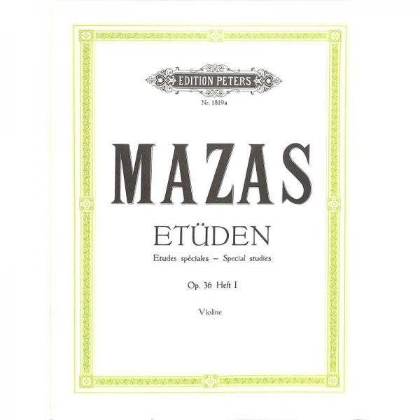 Preview: MAZAS Etüden Op.36 Heft I Violine