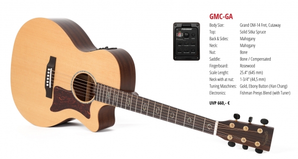 Preview: Sigma Guitars GMC-GA B-Ware
