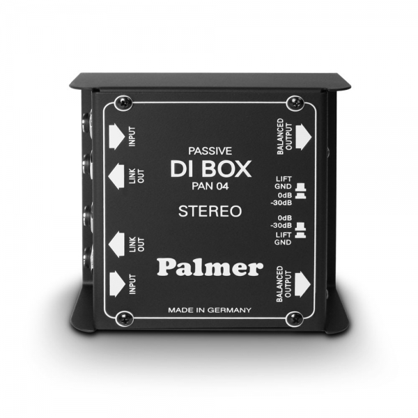 Preview: Palmer PAN 04 Audionomix Passive DI-BOX stereo