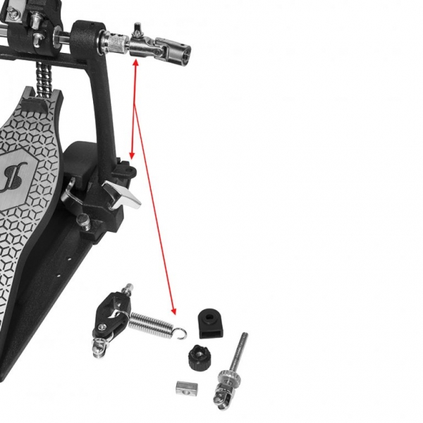 Preview: Stagg PPD-52 Bass Drum Doppel-Pedal
