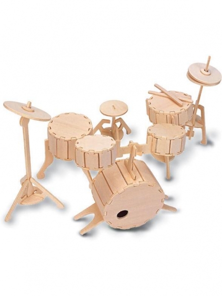 Preview: Quay Woodcraft Construction Kit Drums