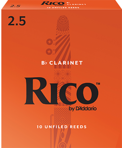 Preview: RICO Blätter 2,5 Bb-Klarinette Unfiled