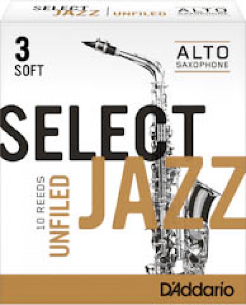 Preview: D'addario Woodwinds SELECT JAZZ ALT UNFILED 3S