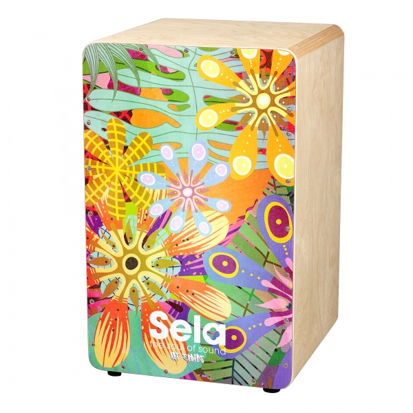 Mobile Preview: Sela Art Series Flower Power Cajon