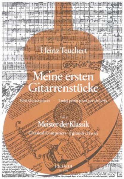 Preview: Mein ersten Gitarrenstücke KLASSIK