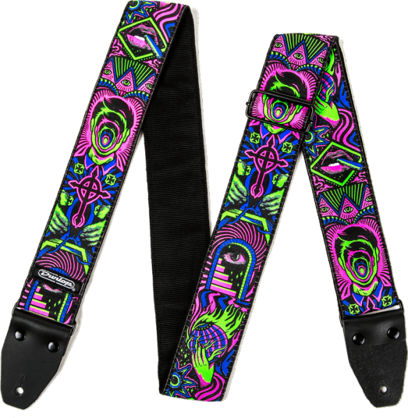 Dunlop I Love Dust Strap - Headspace - Green