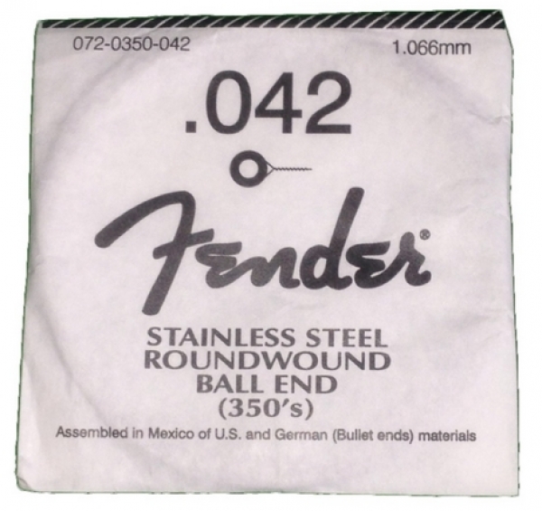 Fender .042 Nickel Roundwound Einzelsaite