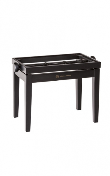 K&M 13700 Klavierbank - Unterteil - schwarz matt