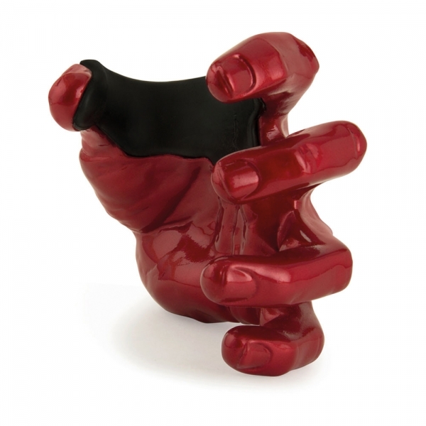 GuitarGrip Red Metallic Male Hand left