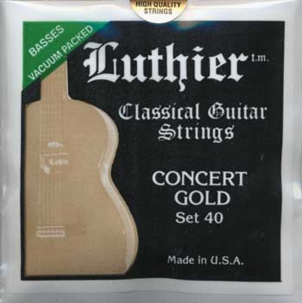 LUTHIER Set 40 Concert Gold