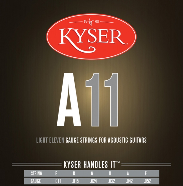 Kyser A11 Phosphor Bronze, light .011-.052