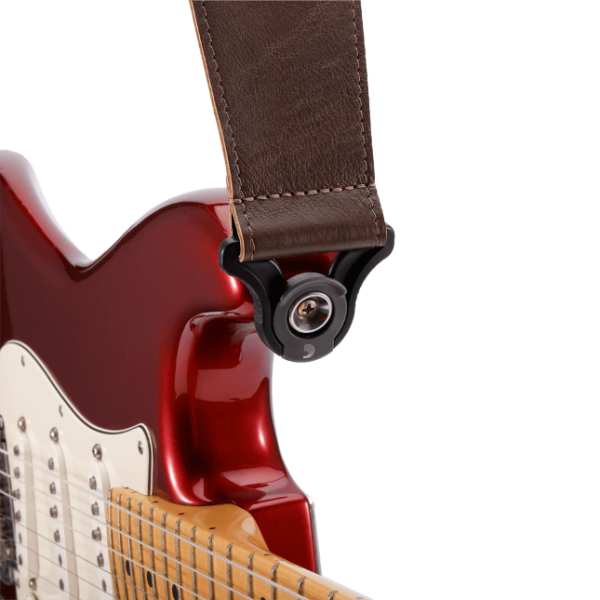 Preview: D'addario Auto Lock Comfort Gitarrengurt Braun
