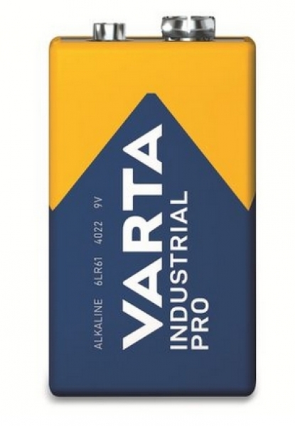 VARTA Industrial Pro 9V Block Batterie 6LR61