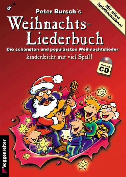 Peter Bursch's Weihnachts-Liederbuch f.Git.
