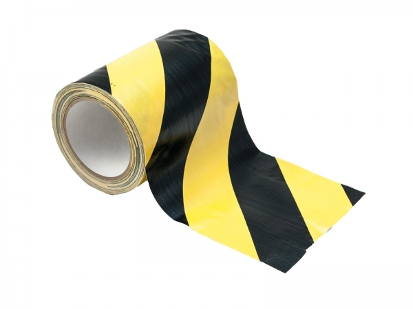 Tunneltape gelb/schwarz 150mm x 15m