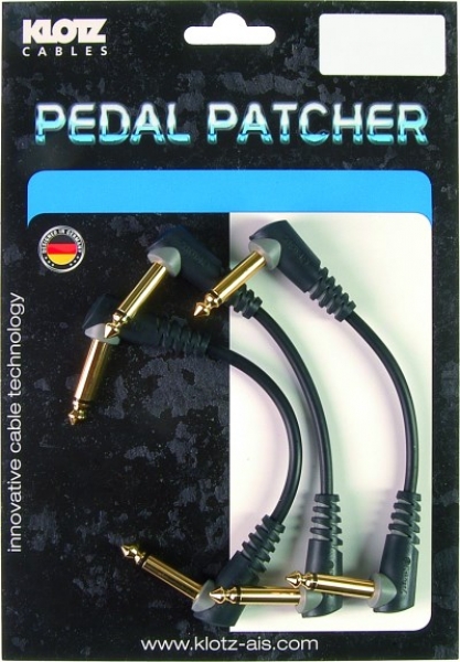 KLOTZ PP-AJJ0015 Pedal-Pastchkabel 3er Set