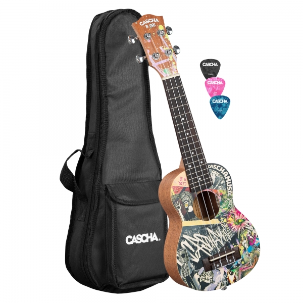 Cascha Art Series Urban Sopran Ukulele