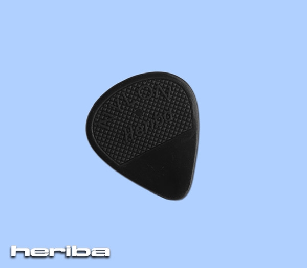 HERIBA 115 A Plektra Nylon schwarz herzförmig