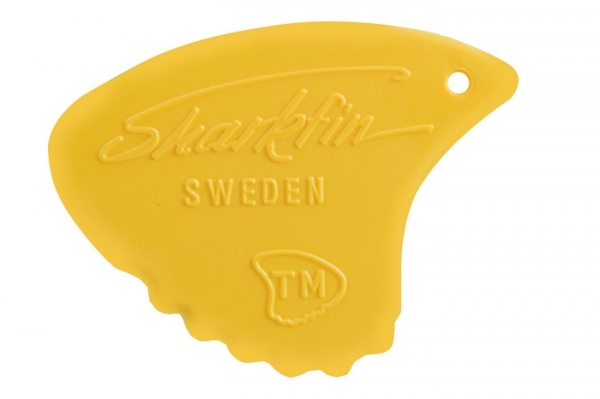 Sharkfin Plektrum medium gelb Pack