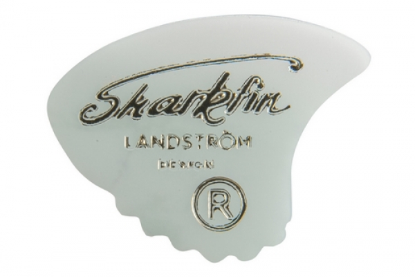 Sharkfin R Plektrum medium weiß Pack