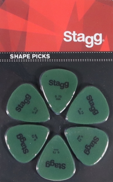 Stagg SPSTD X6-0,73 Standard Plektren (6) 0,73mm