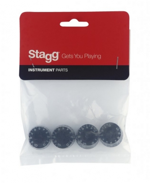 Stagg SP-KNLP-BKH Potiknopf Set black